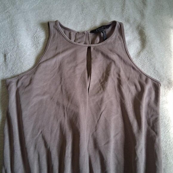 BCBGMaxAzria Women's Size Small Tan Andy Keyhole Modal Blend Romper *Flaws* - Picture 5 of 15